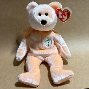 Ty 2000 Dearest Bear in Soft Peach and Cream